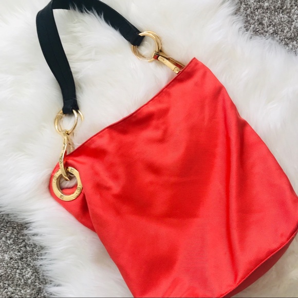 JPK Paris Handbags - JPK | Paris Coral Nylon Shoulder Bag